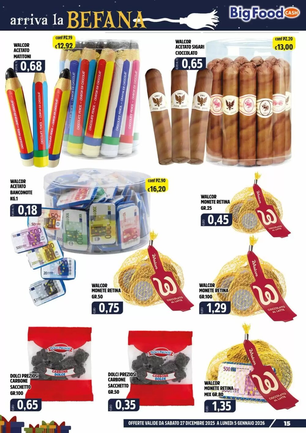 Volantino promozionale Big Food  valide dal 27/12/2025 - Pagina 15.