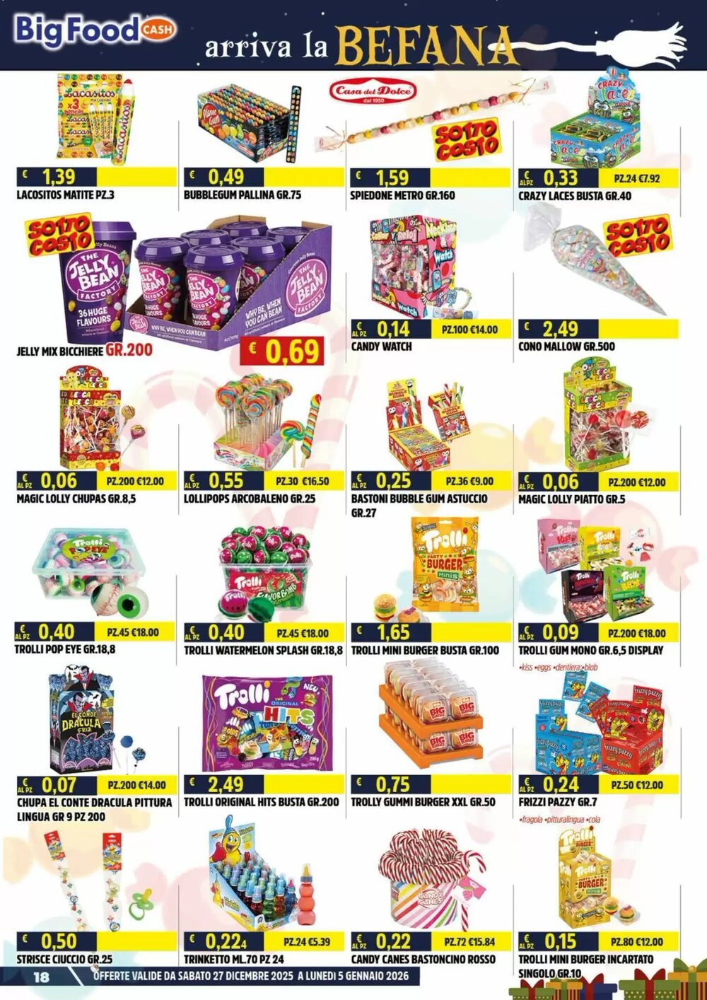 Volantino promozionale Big Food  valide dal 27/12/2025 - Pagina 18.