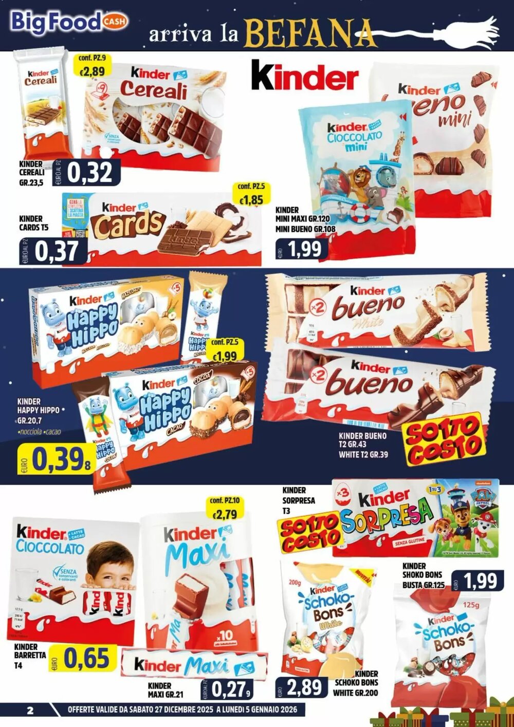 Volantino promozionale Big Food  valide dal 27/12/2025 - Pagina 2.