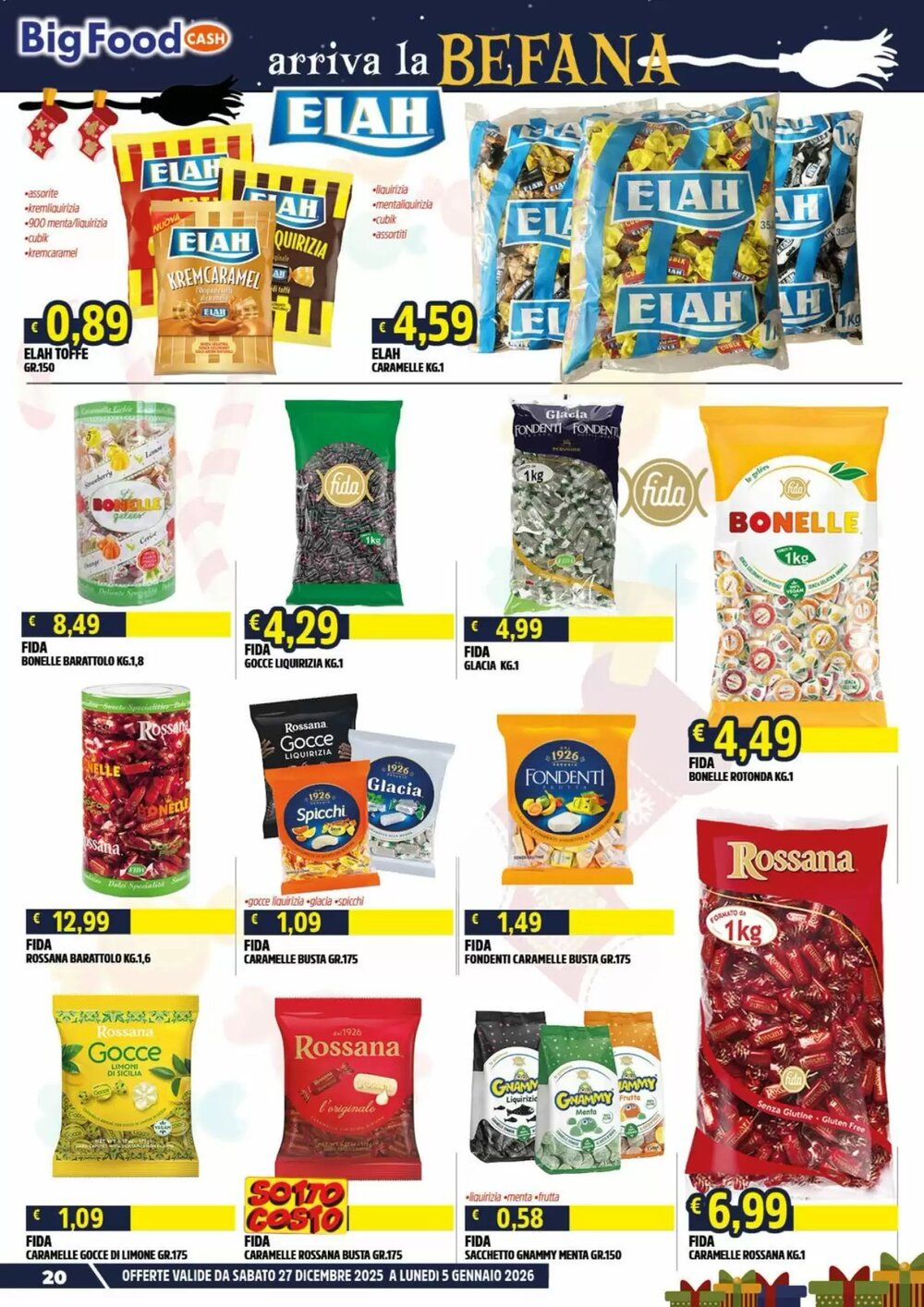 Volantino promozionale Big Food  valide dal 27/12/2025 - Pagina 20.