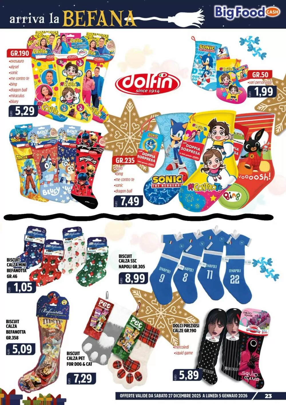 Volantino promozionale Big Food  valide dal 27/12/2025 - Pagina 23.
