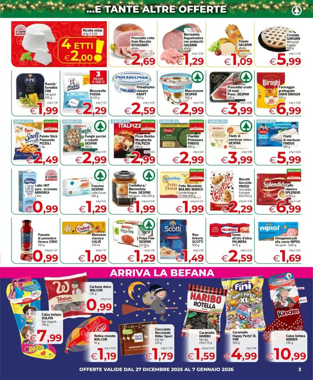Volantino promozionale Despar  valide dal 27/12/2025 - Pagina 3.