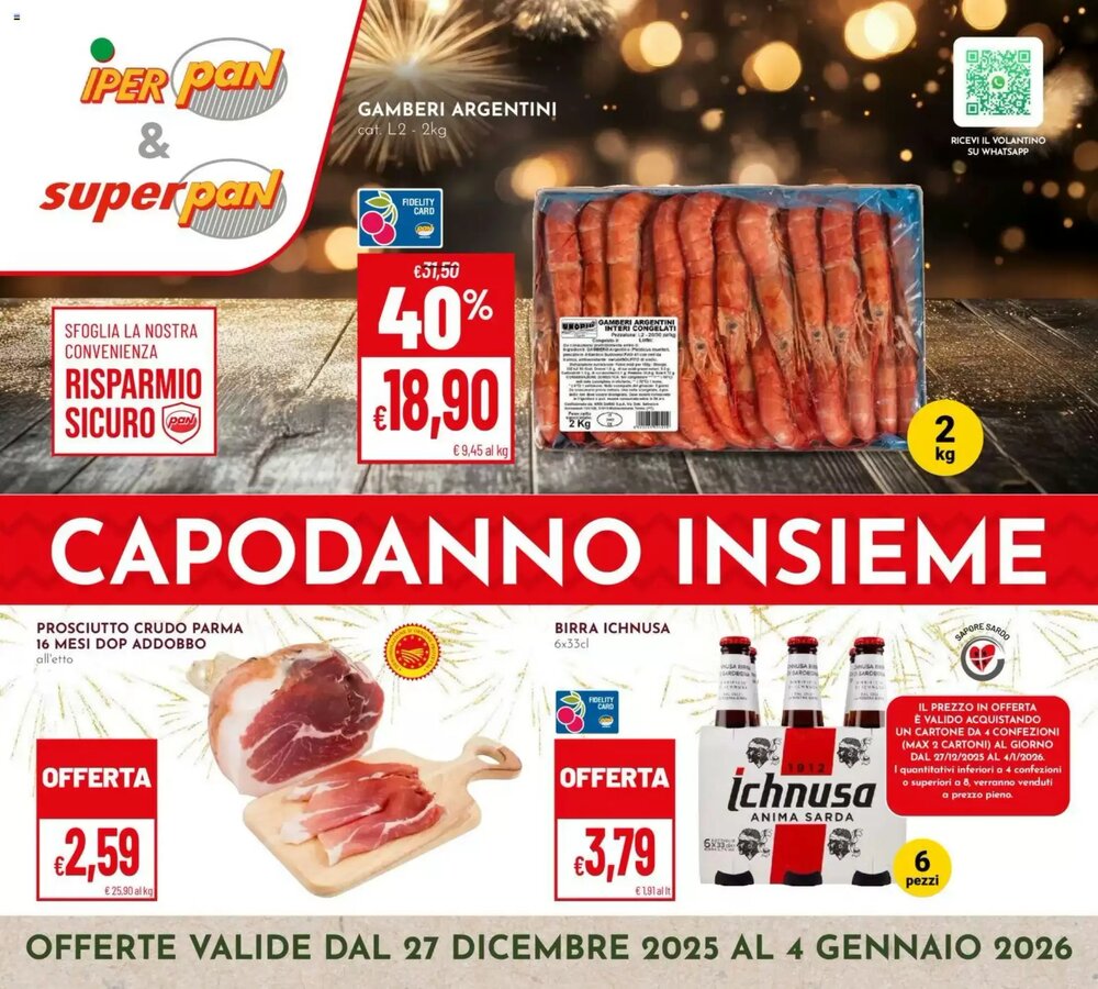 Volantino promozionale Pan  valide dal 27/12/2025 - Pagina 1.