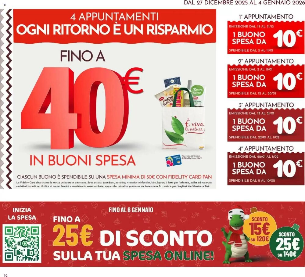 Volantino promozionale Pan  valide dal 27/12/2025 - Pagina 12.