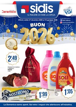 Volantino promozionale Sidis valide dal 27/12/2025