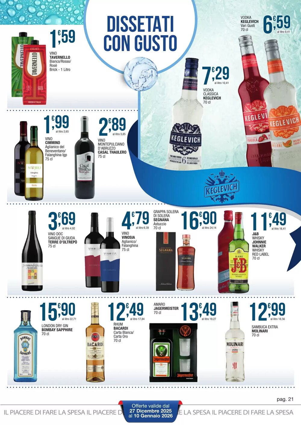 Volantino promozionale Sidis  valide dal 27/12/2025 - Pagina 21.