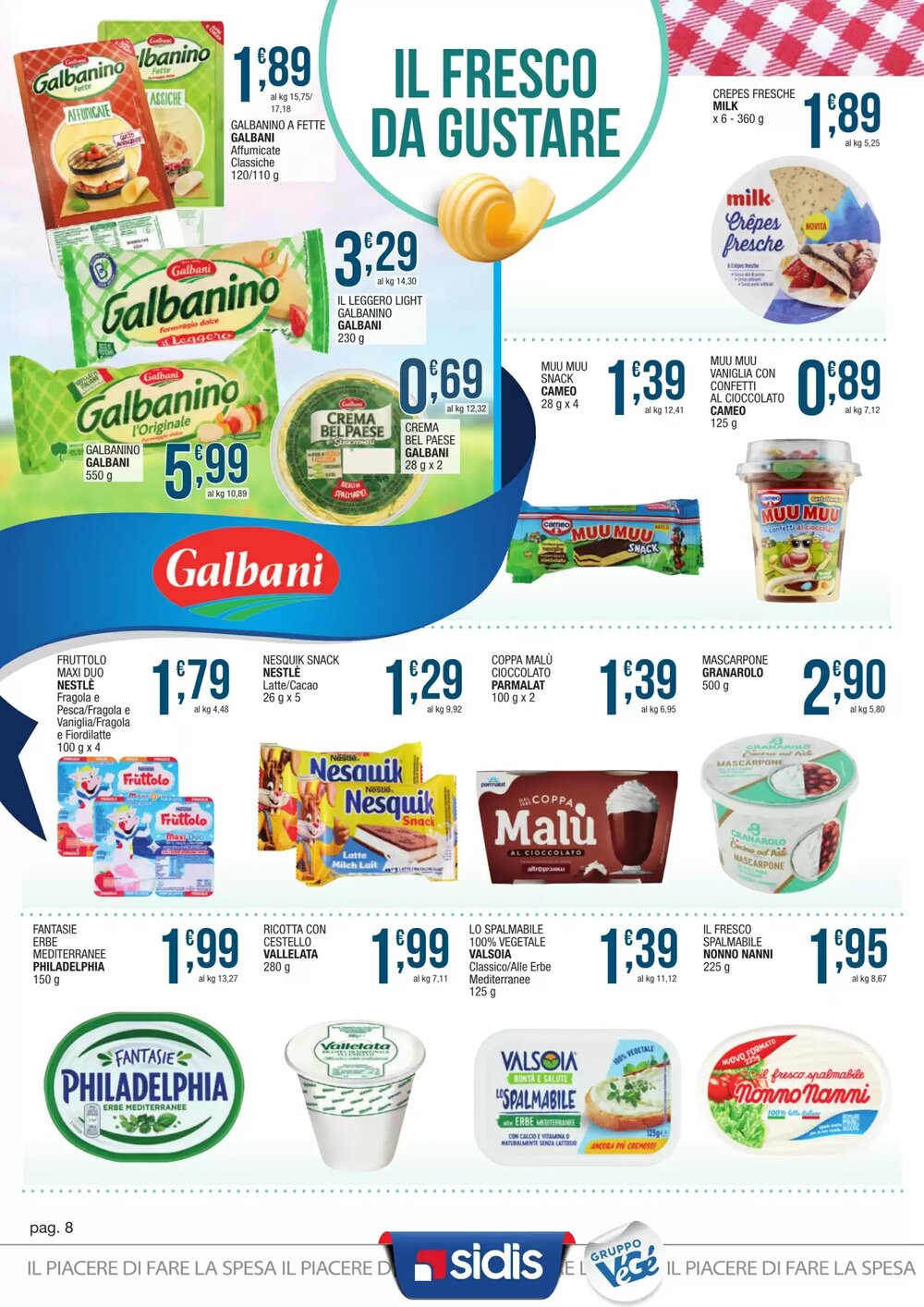 Volantino promozionale Sidis  valide dal 27/12/2025 - Pagina 8.