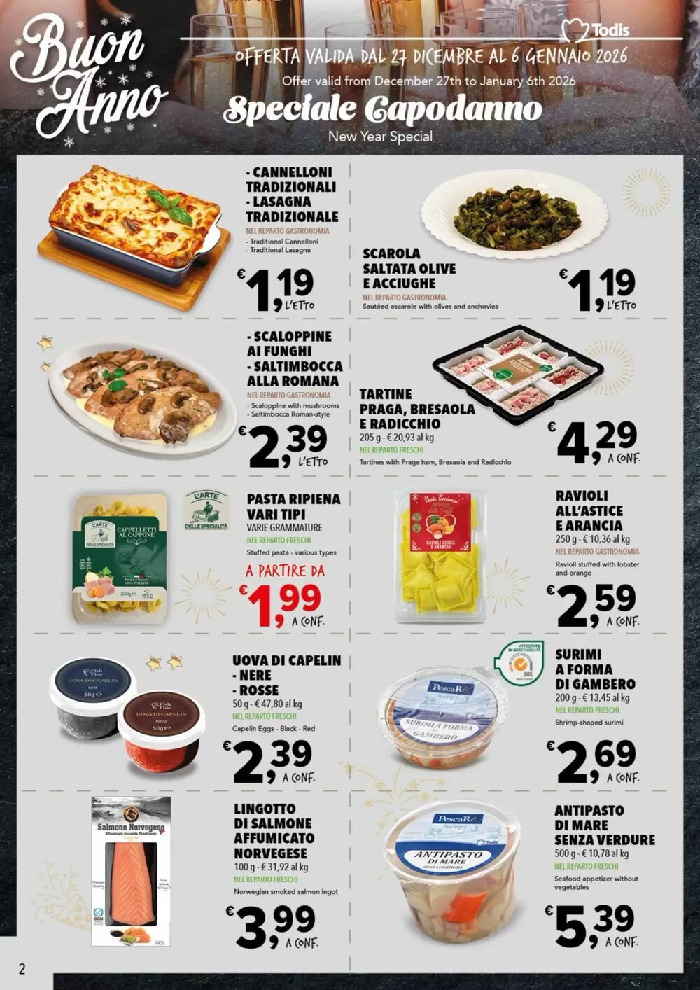Volantino promozionale Todis  valide dal 27/12/2025 - Pagina 2.