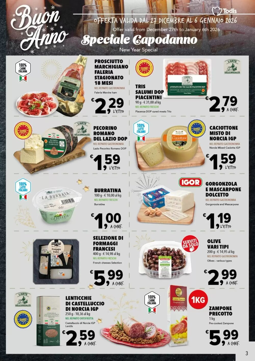 Volantino promozionale Todis  valide dal 27/12/2025 - Pagina 3.