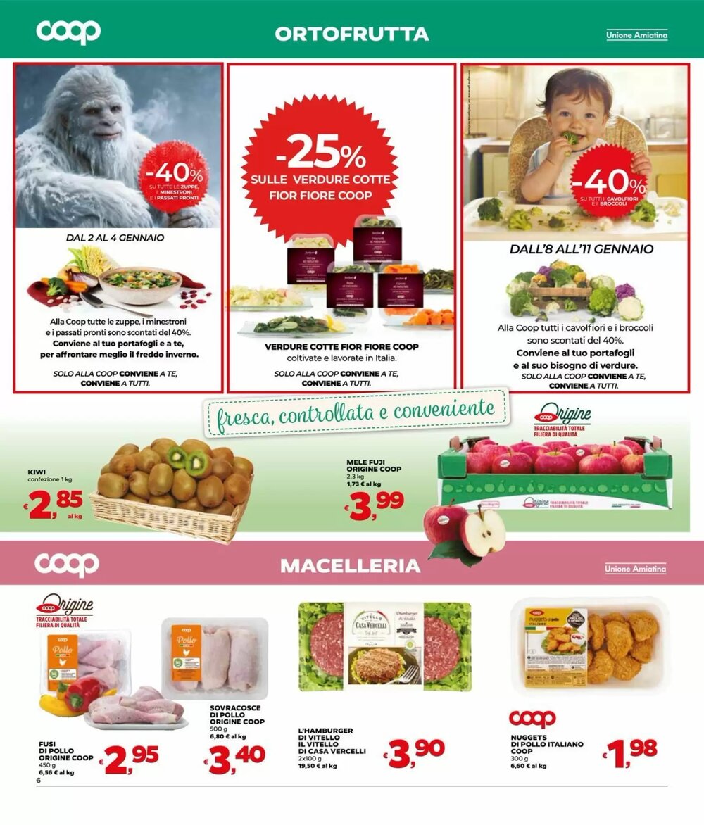 Volantino promozionale Coop  valide dal 27/12/2025 - Pagina 6.