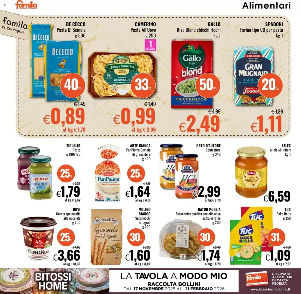 Volantino promozionale Famila  valide dal 28/12/2025 - Pagina 16.