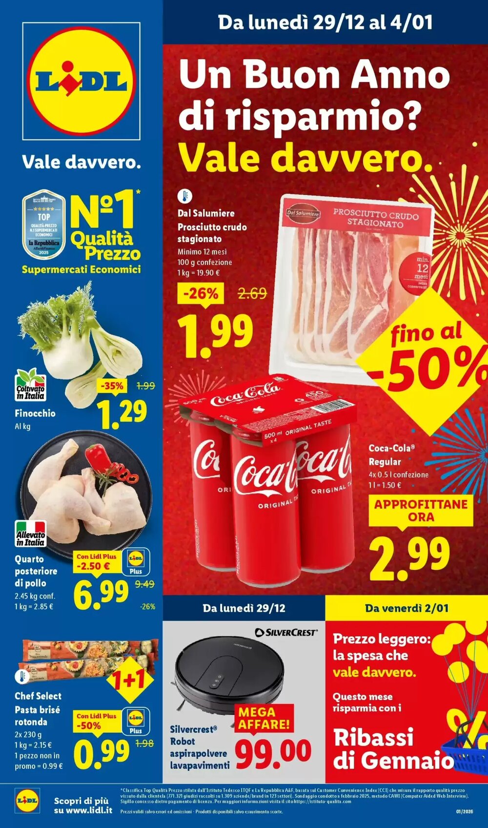 Volantino promozionale Lidl  valide dal 28/12/2025 - Pagina 1.