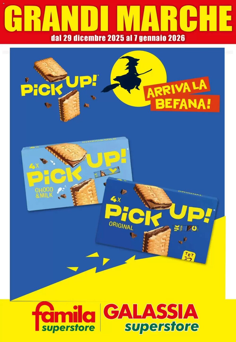 Volantino promozionale Galassia superstore  valide dal 29/12/2025 - Pagina 1.