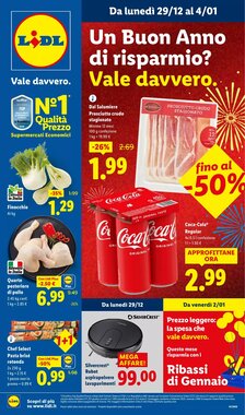 Volantino promozionale Lidl  valide dal 29/12/2025