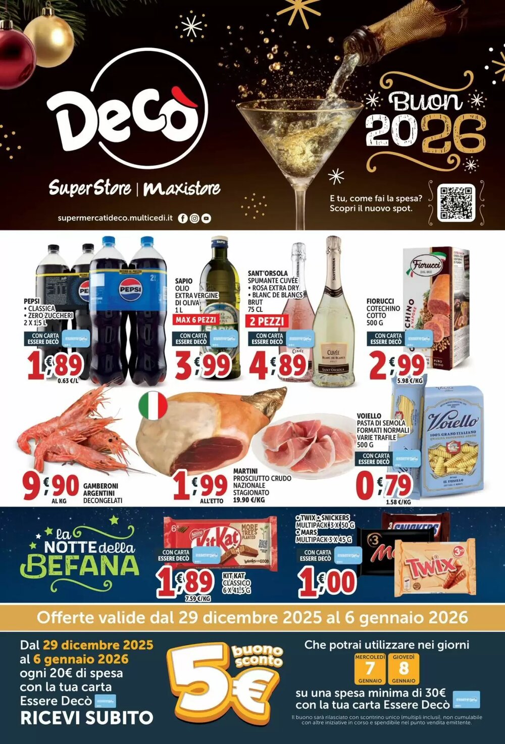 Volantino promozionale Deco Market  valide dal 29/12/2025 - Pagina 1.