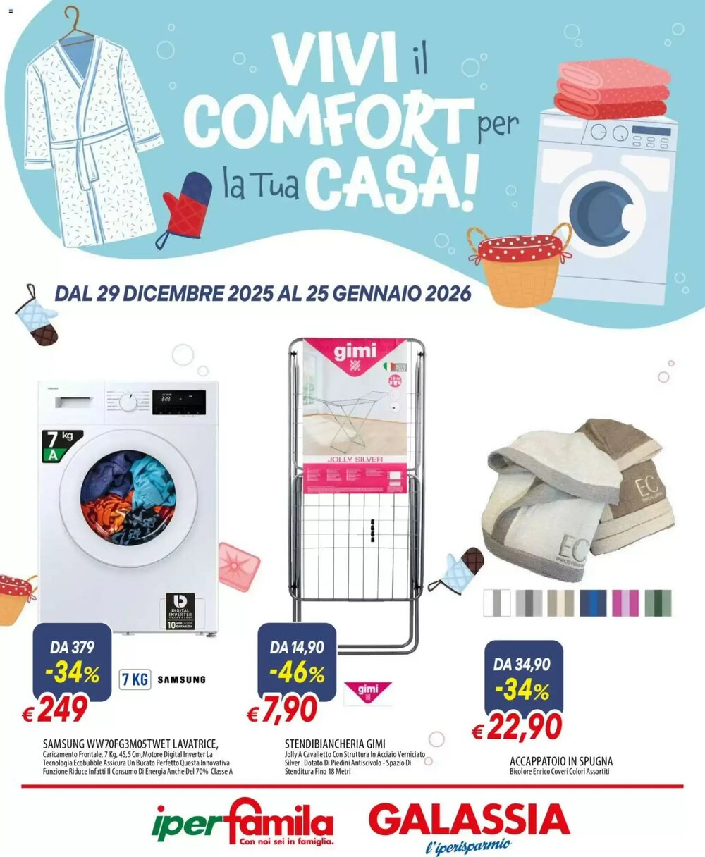 Volantino promozionale Galassia  valide dal 29/12/2025 - Pagina 1.