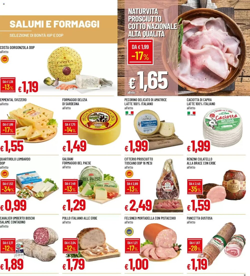 Volantino promozionale Famila  valide dal 29/12/2025 - Pagina 9.