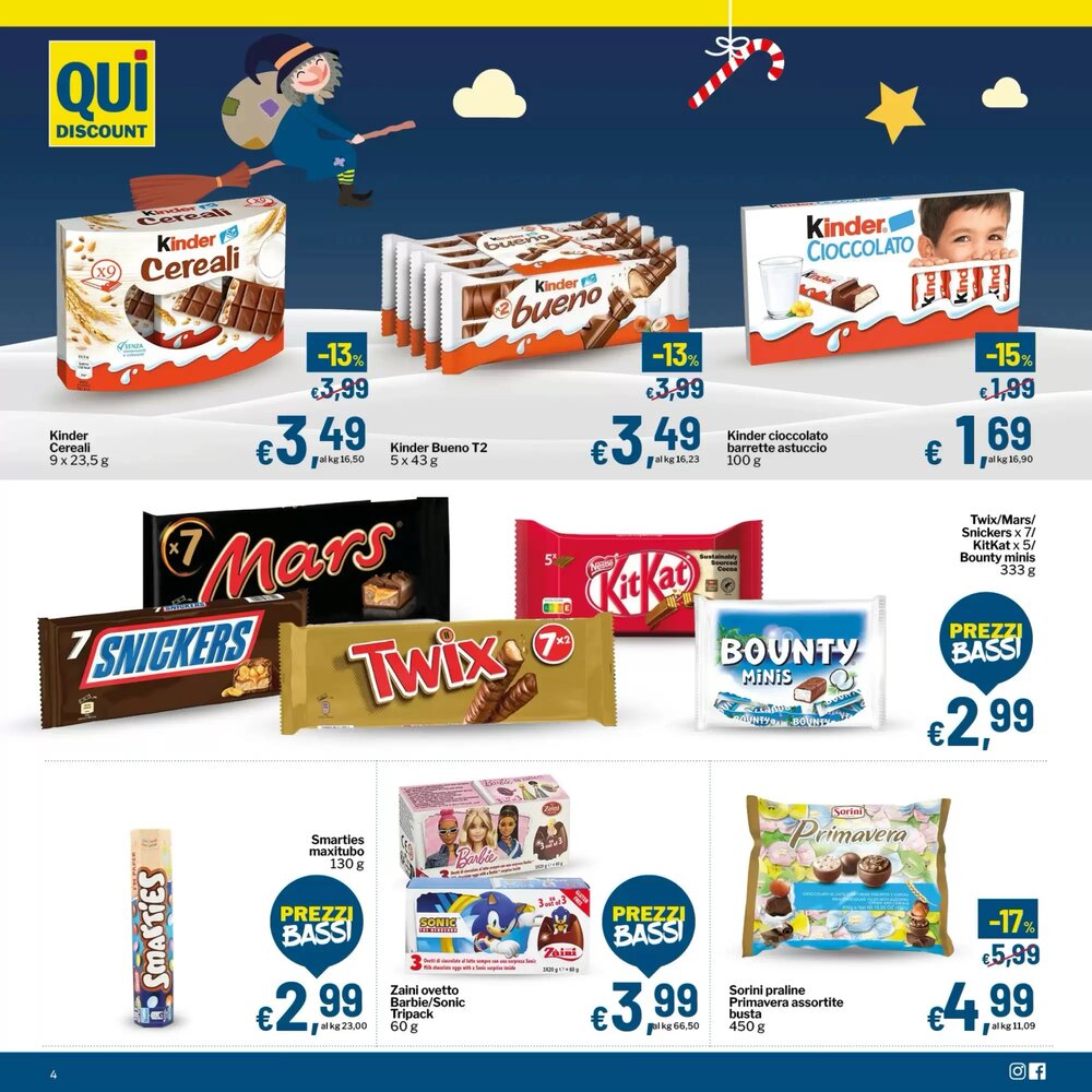 Volantino promozionale Qui Discount  valide dal 29/12/2025 - Pagina 4.