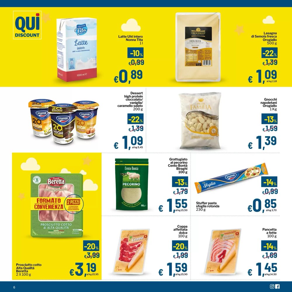 Volantino promozionale Qui Discount  valide dal 29/12/2025 - Pagina 6.