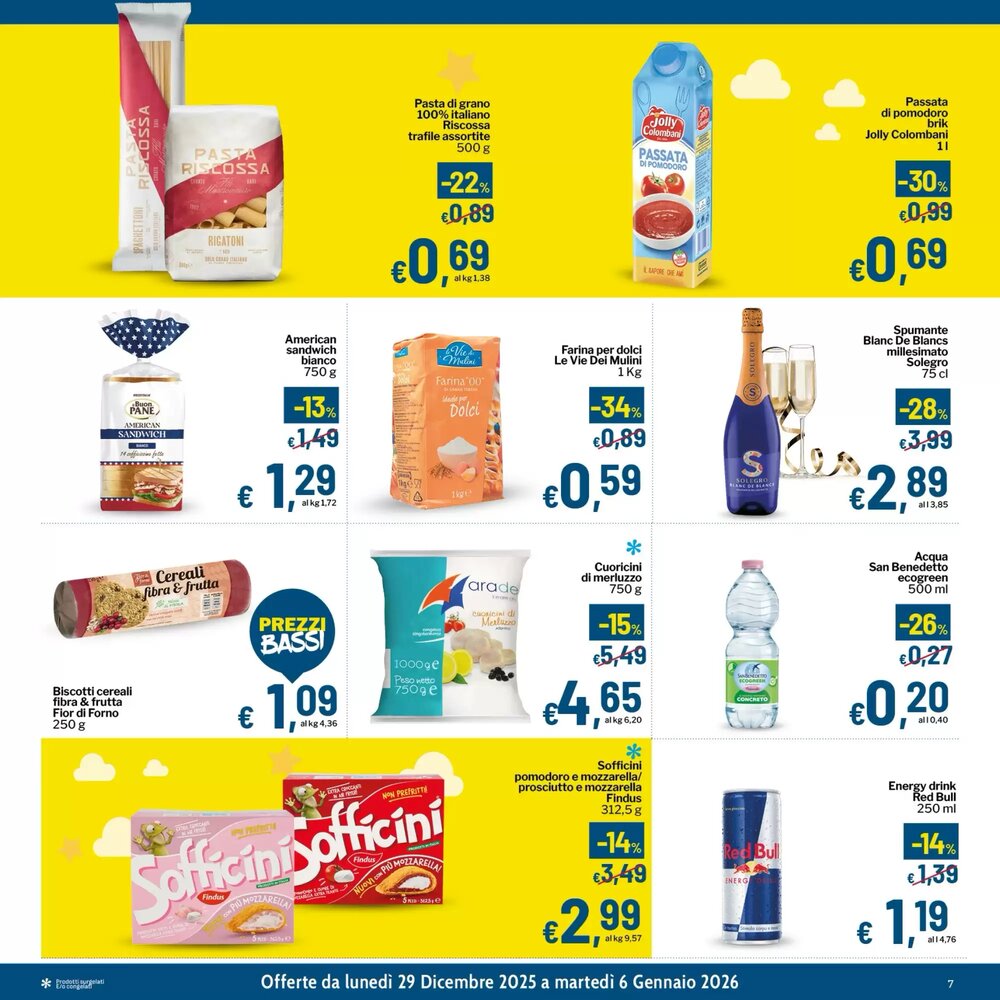 Volantino promozionale Qui Discount  valide dal 29/12/2025 - Pagina 7.