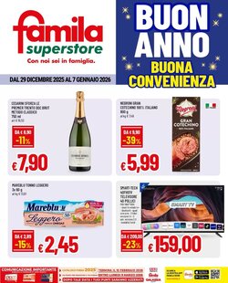 Volantino promozionale Famila  valide dal 29/12/2025 - Pagina 1.