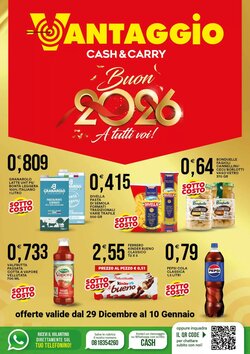 Volantino promozionale Vantaggio Cash&Carry valide dal 29/12/2025