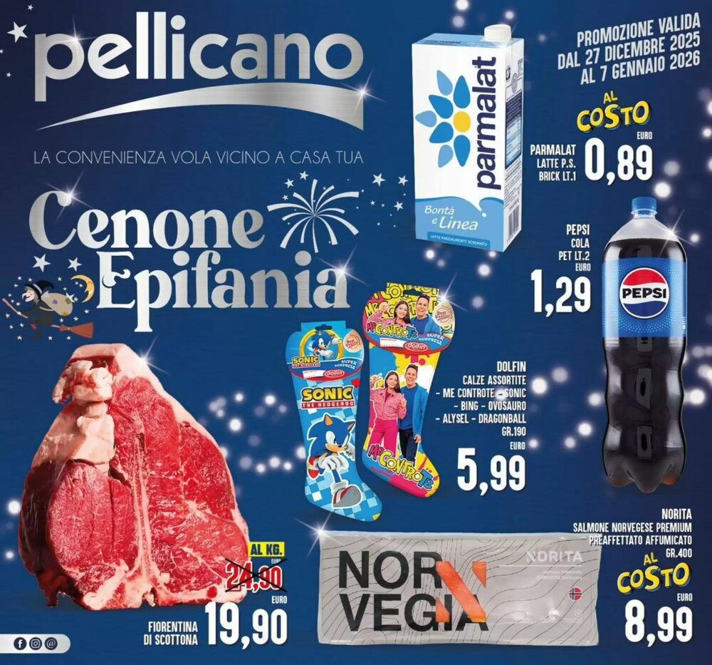 Volantino promozionale Pellicano  valide dal 29/12/2025 - Pagina 1.