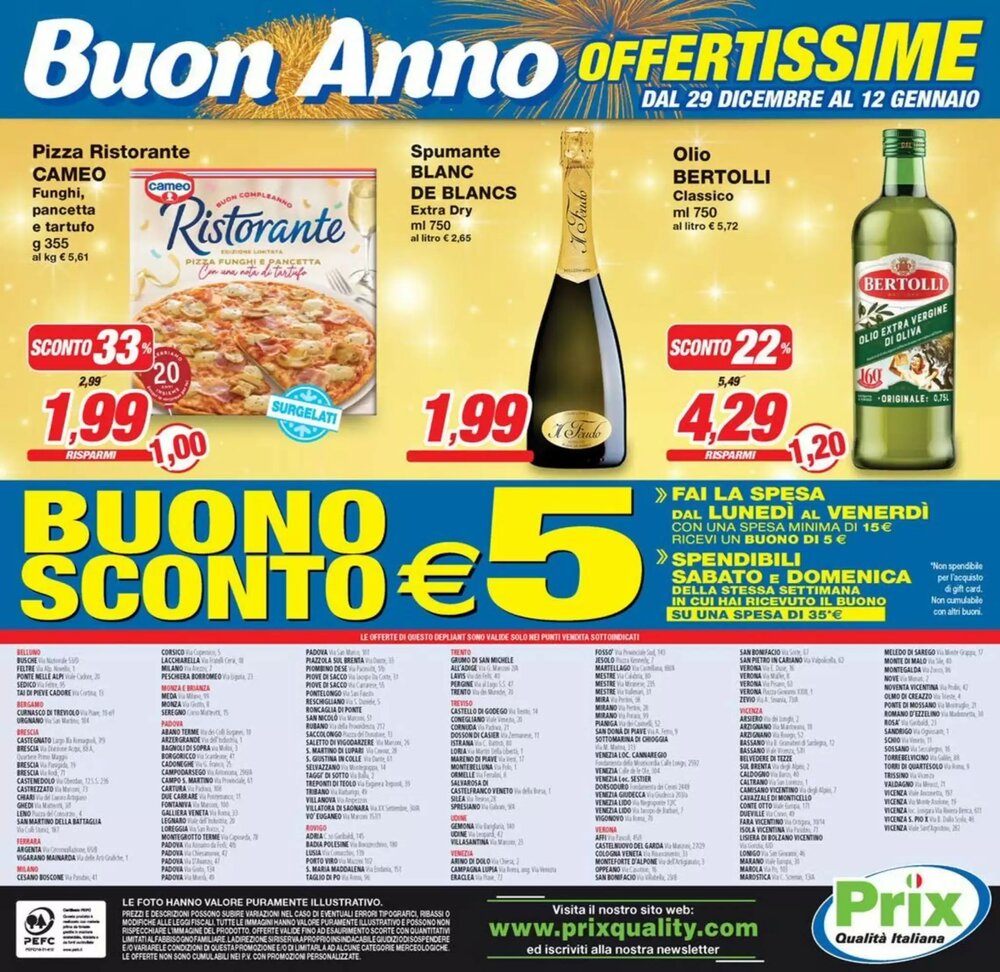 Volantino promozionale Prix Quality  valide dal 29/12/2025 - Pagina 16.