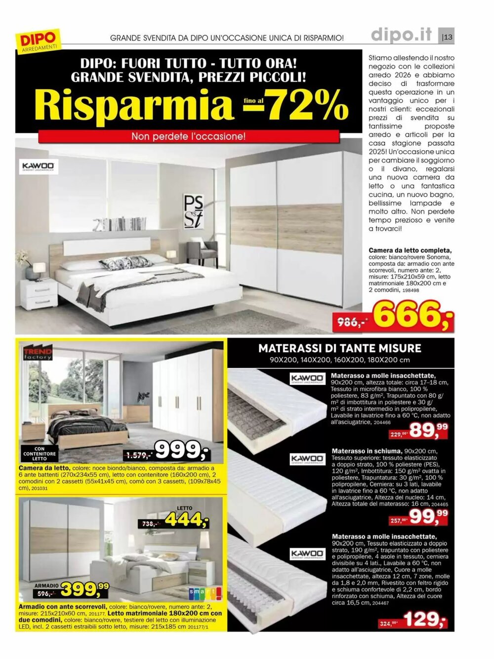 Volantino promozionale Dipo Arredamenti  valide dal 29/12/2025 - Pagina 13.