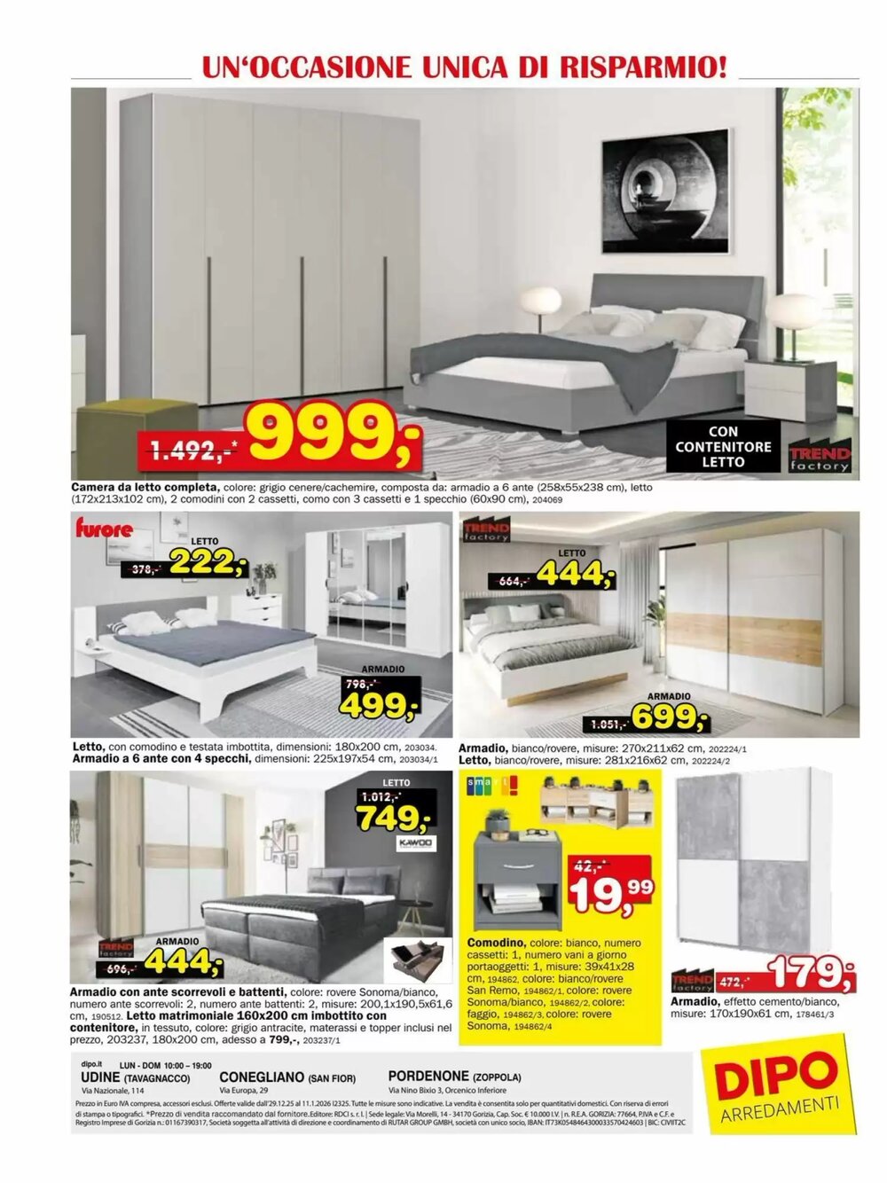 Volantino promozionale Dipo Arredamenti  valide dal 29/12/2025 - Pagina 16.