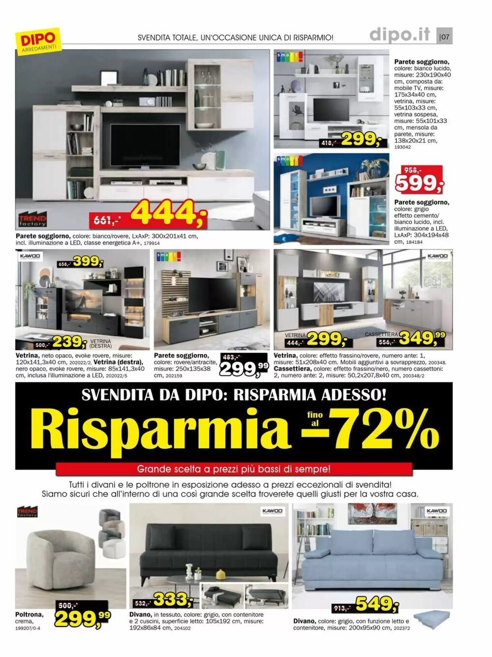 Volantino promozionale Dipo Arredamenti  valide dal 29/12/2025 - Pagina 7.