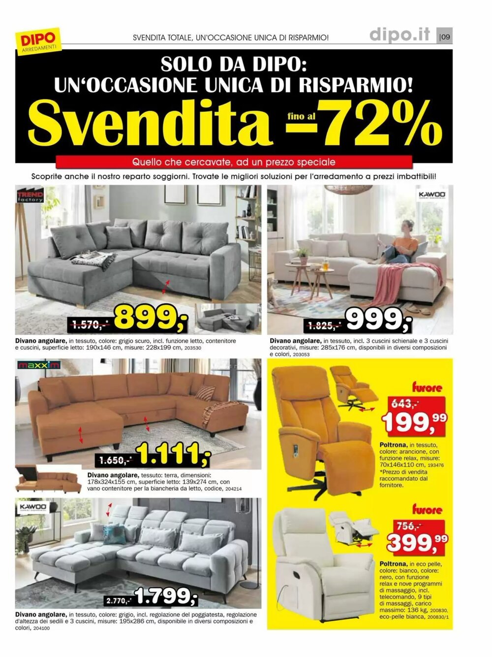 Volantino promozionale Dipo Arredamenti  valide dal 29/12/2025 - Pagina 9.