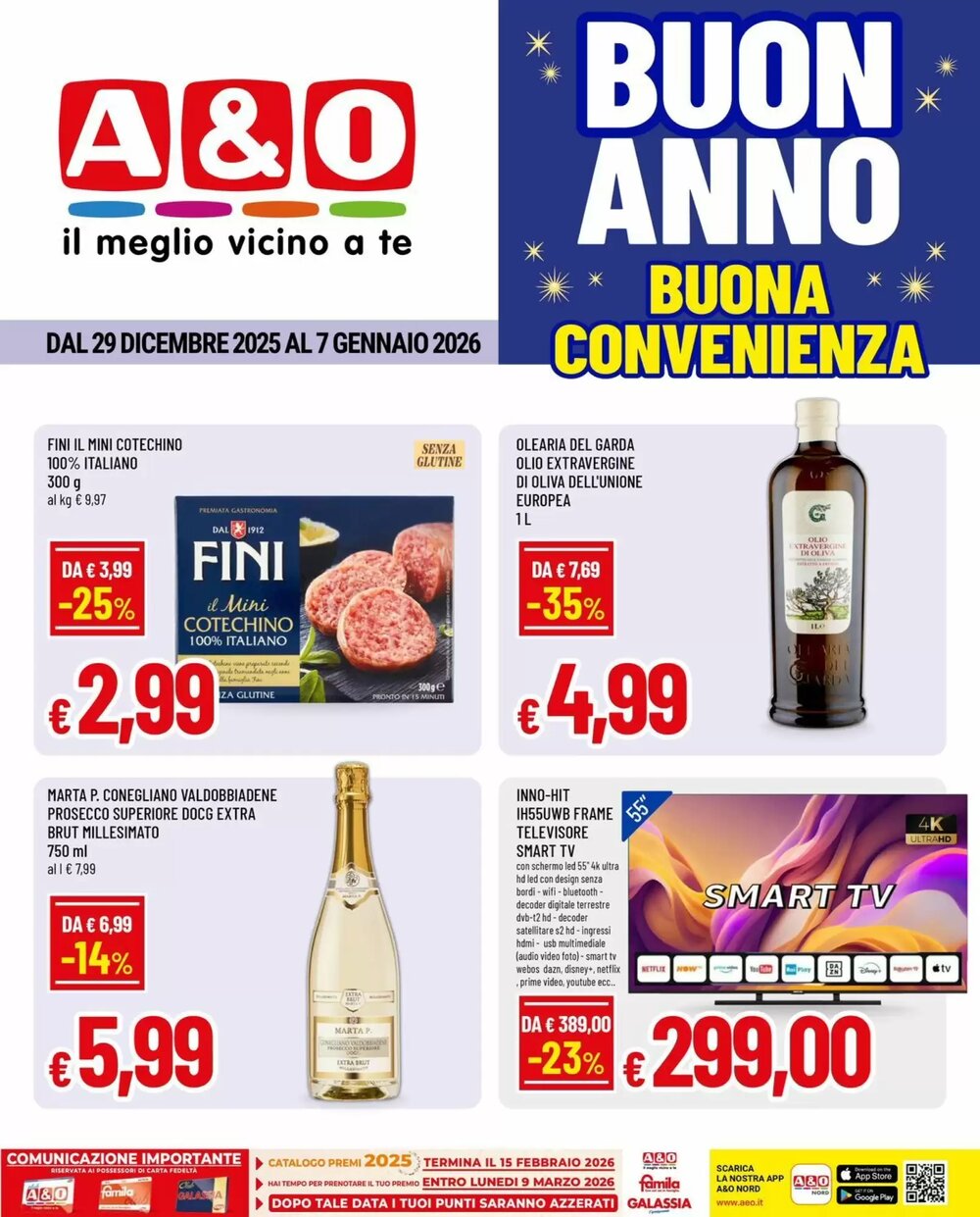Volantino promozionale A&o  valide dal 29/12/2025 - Pagina 1.