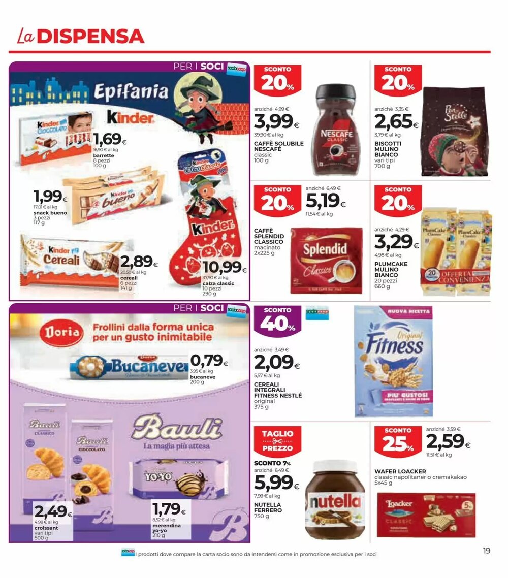 Volantino promozionale Coop  valide dal 29/12/2025 - Pagina 19.