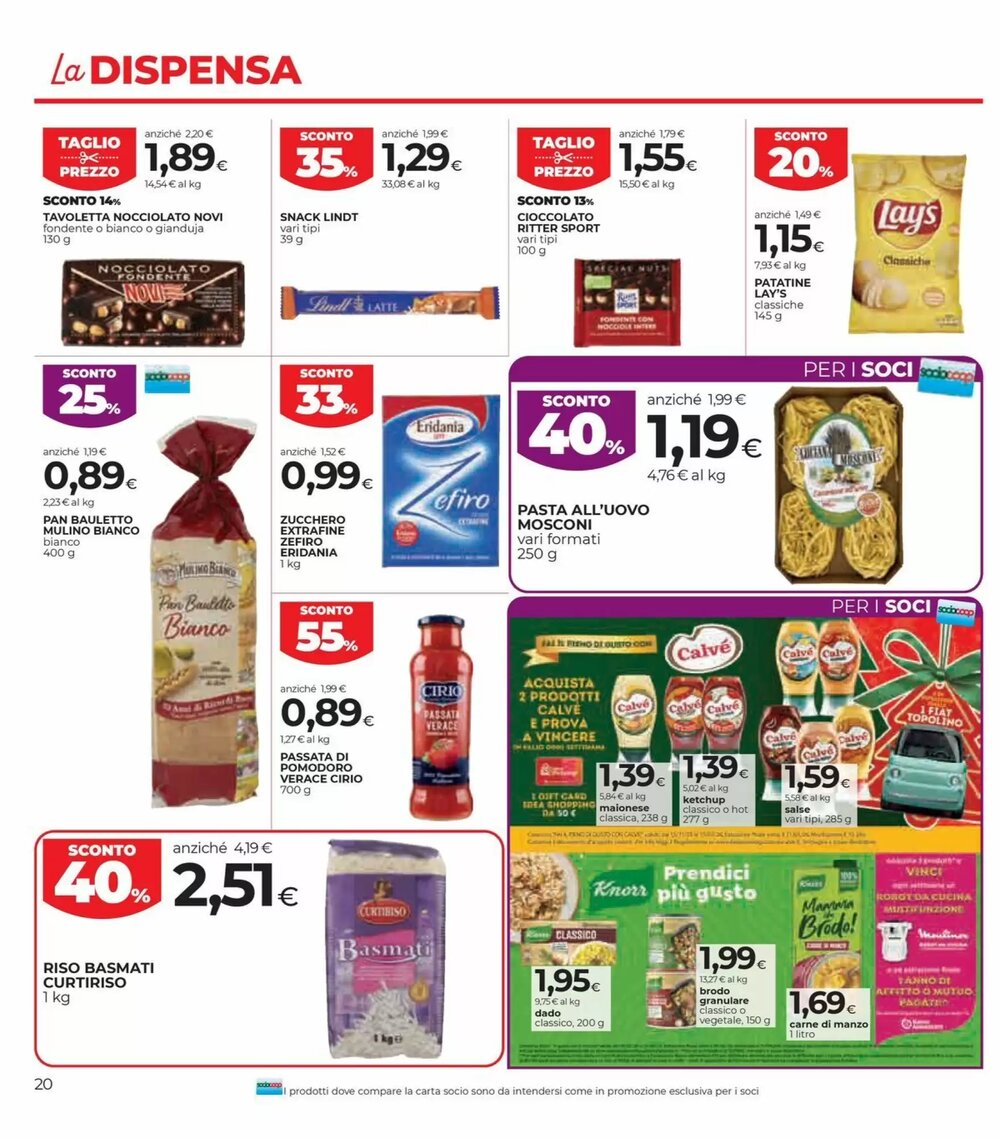 Volantino promozionale Coop  valide dal 29/12/2025 - Pagina 20.