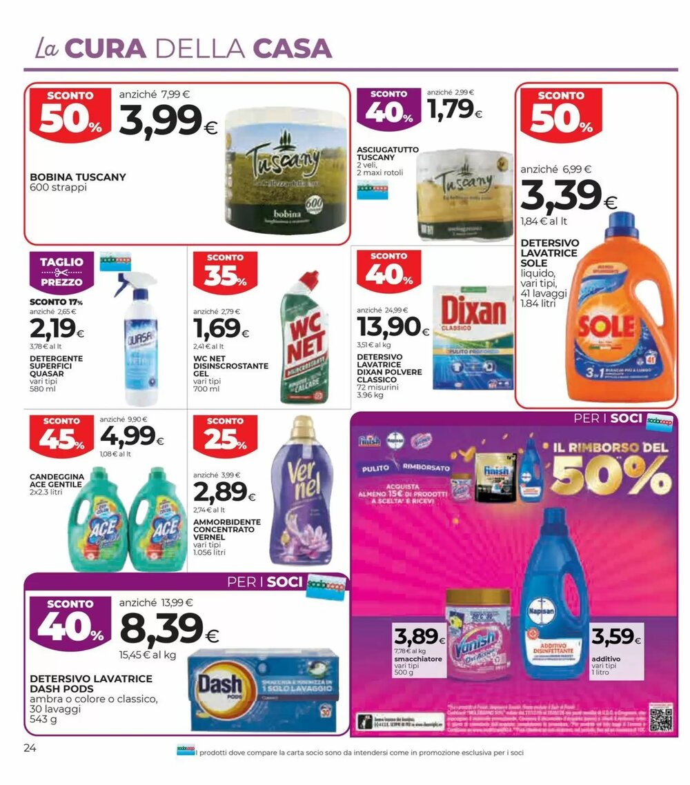 Volantino promozionale Coop  valide dal 29/12/2025 - Pagina 24.