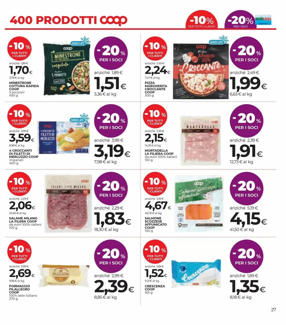 Volantino promozionale Coop  valide dal 29/12/2025 - Pagina 27.