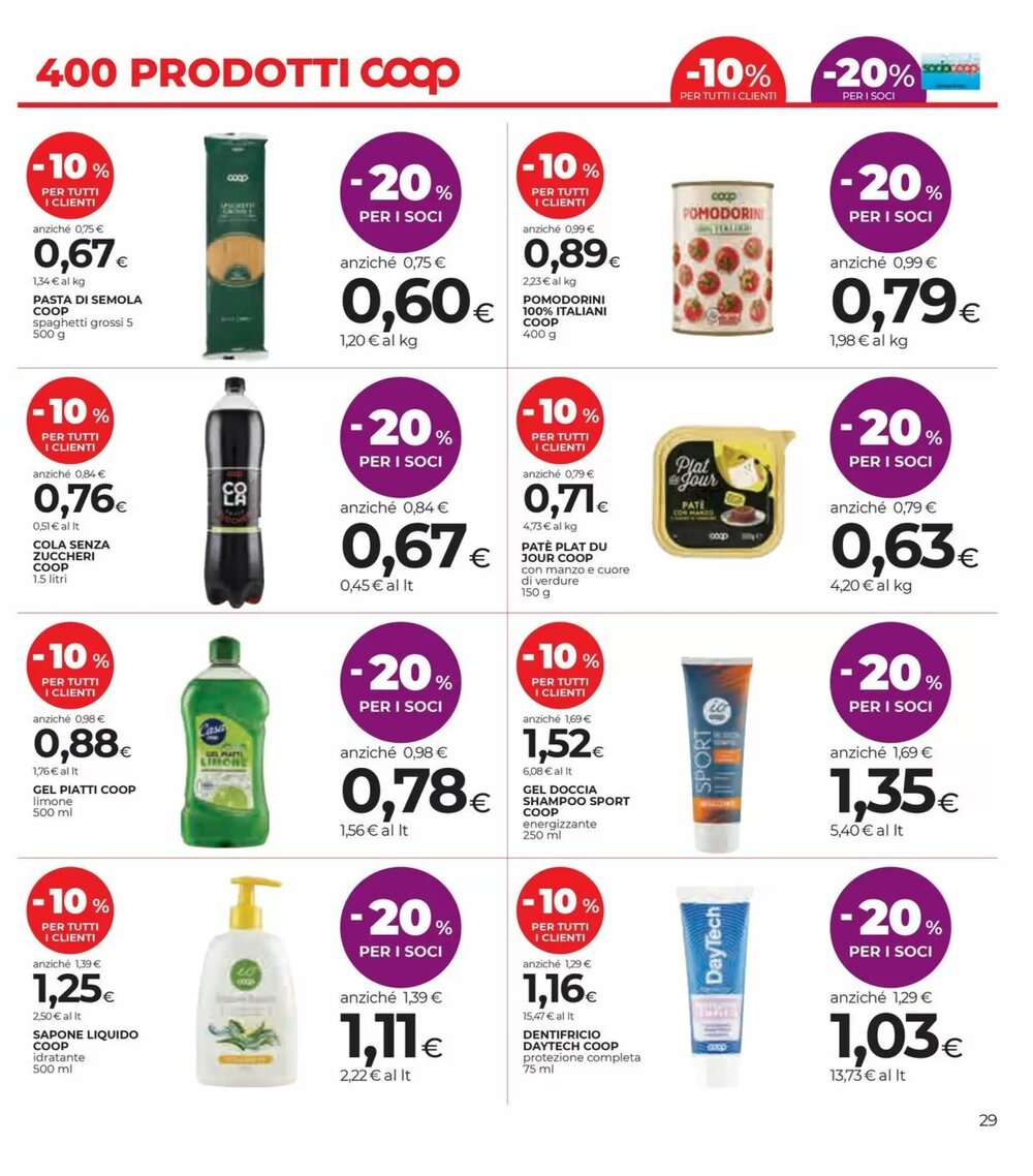 Volantino promozionale Coop  valide dal 29/12/2025 - Pagina 29.