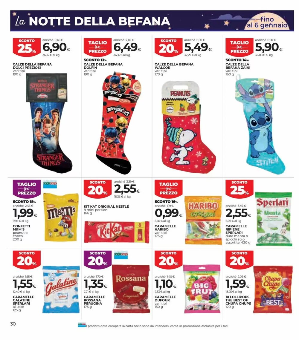 Volantino promozionale Coop  valide dal 29/12/2025 - Pagina 30.