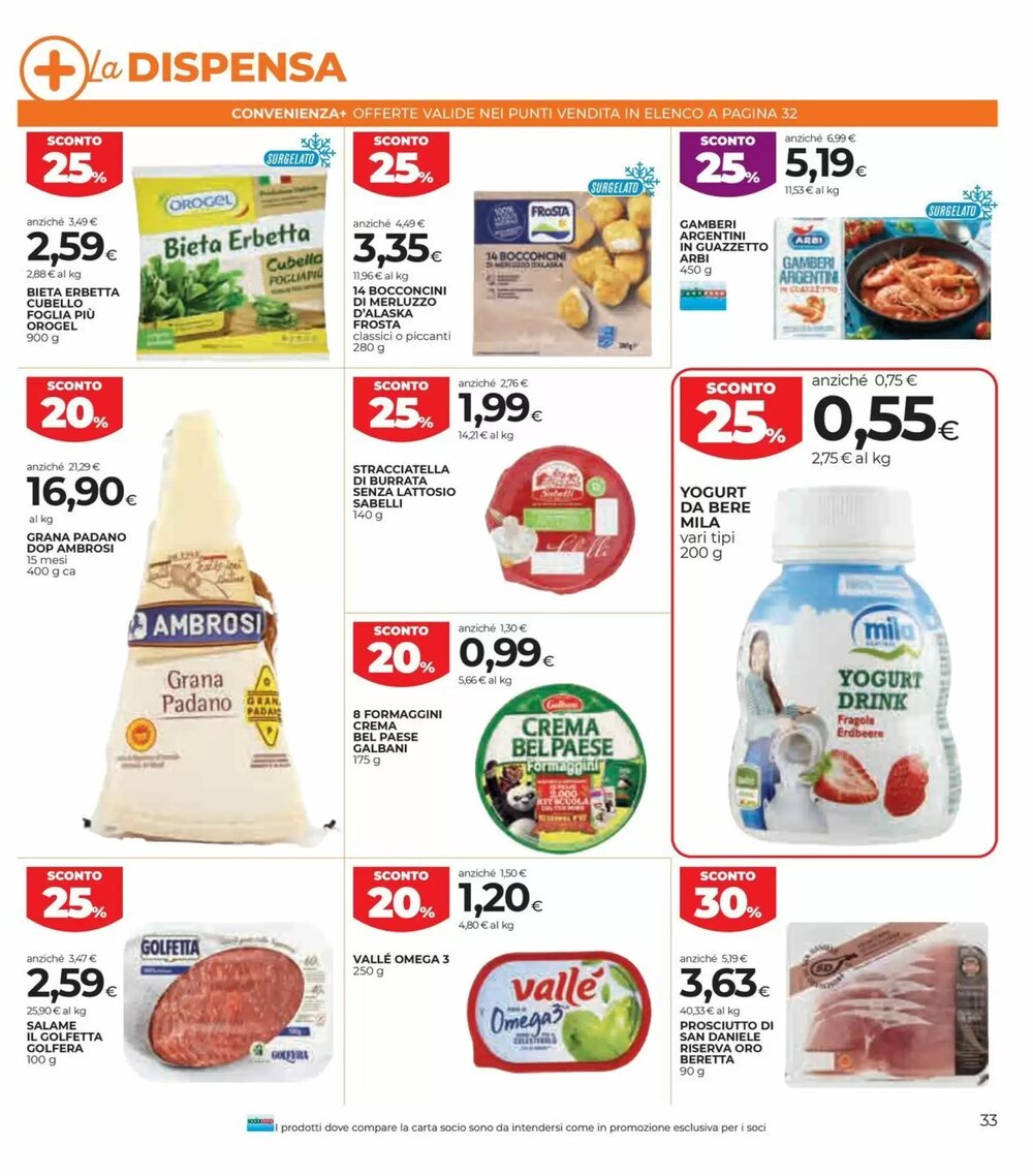 Volantino promozionale Coop  valide dal 29/12/2025 - Pagina 33.