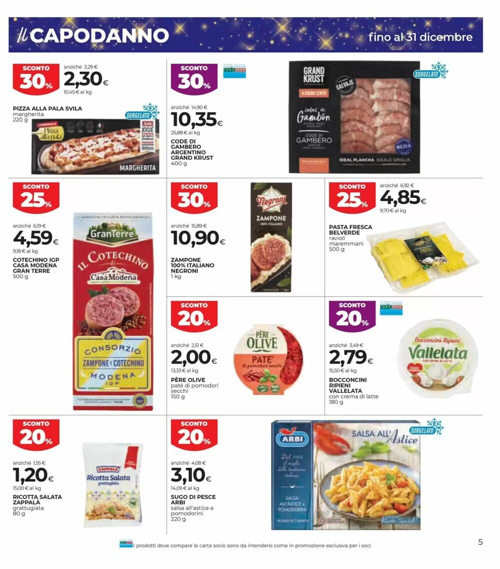 Volantino promozionale Coop  valide dal 29/12/2025 - Pagina 5.