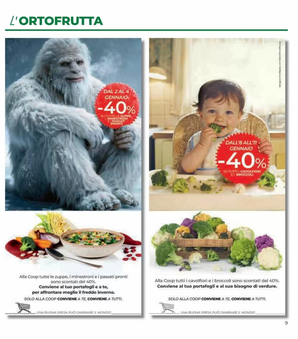 Volantino promozionale Coop  valide dal 29/12/2025 - Pagina 9.