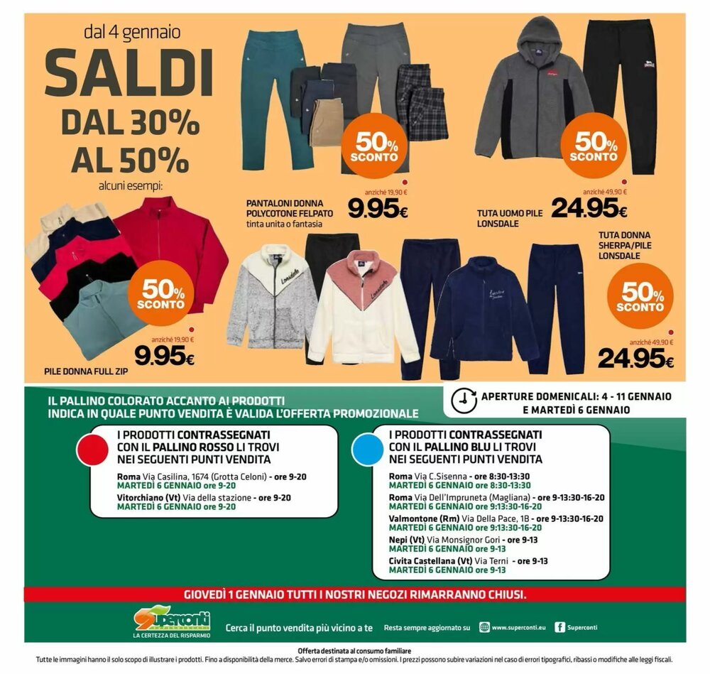 Volantino promozionale Superconti  valide dal 29/12/2025 - Pagina 21.