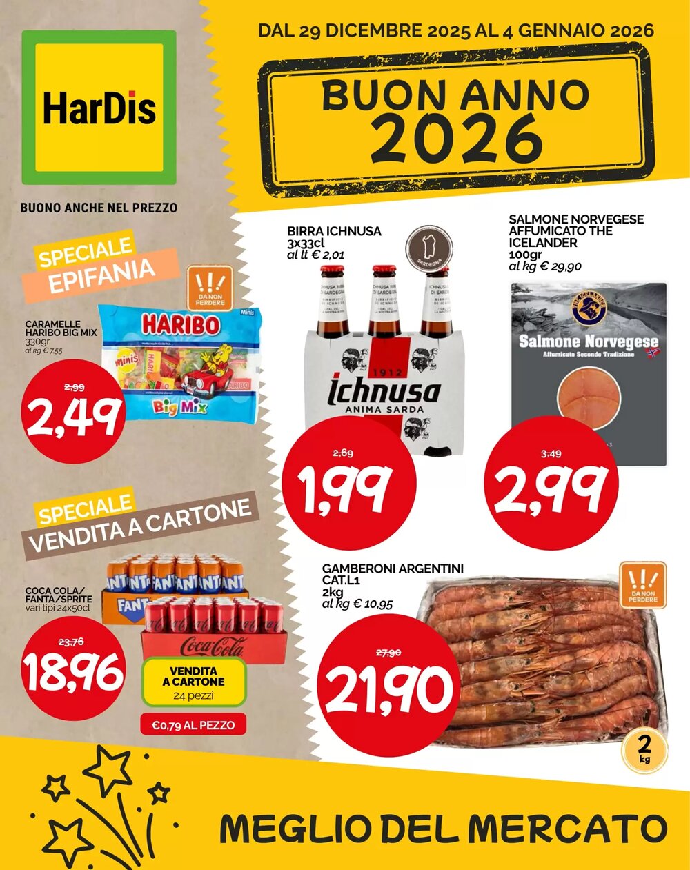 Volantino promozionale Hardis  valide dal 29/12/2025 - Pagina 1.