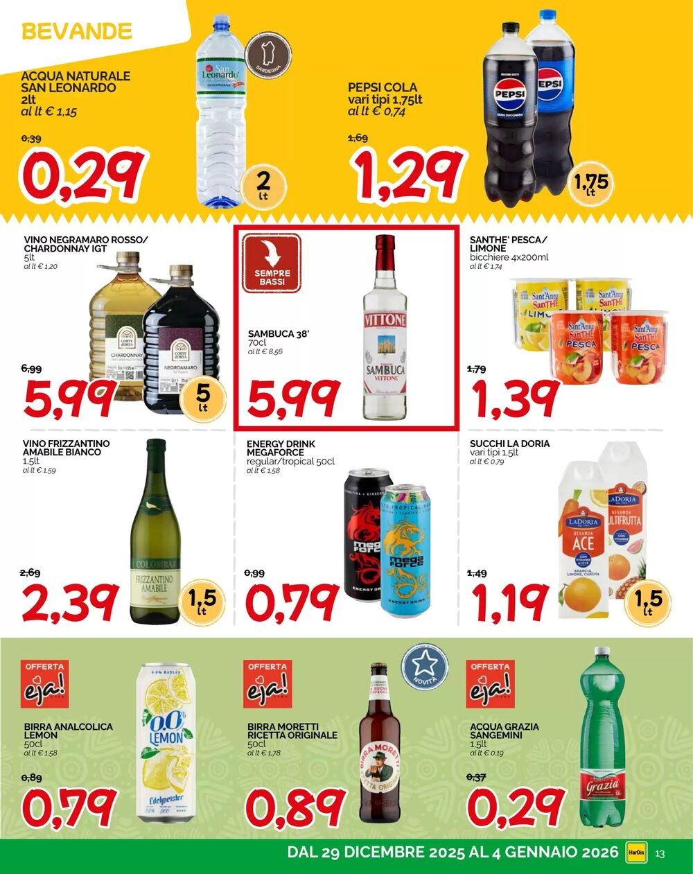 Volantino promozionale Hardis  valide dal 29/12/2025 - Pagina 13.
