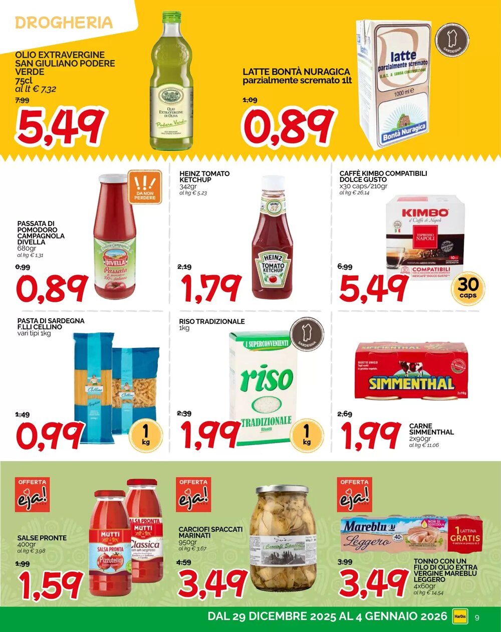 Volantino promozionale Hardis  valide dal 29/12/2025 - Pagina 9.