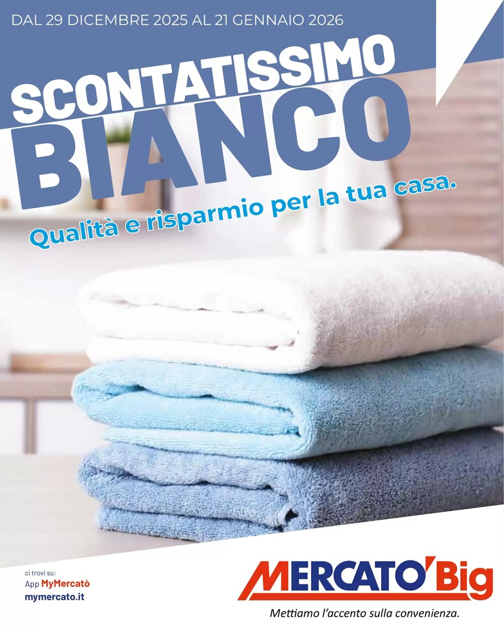 Volantino promozionale Mercatò Big  valide dal 29/12/2025 - Pagina 1.