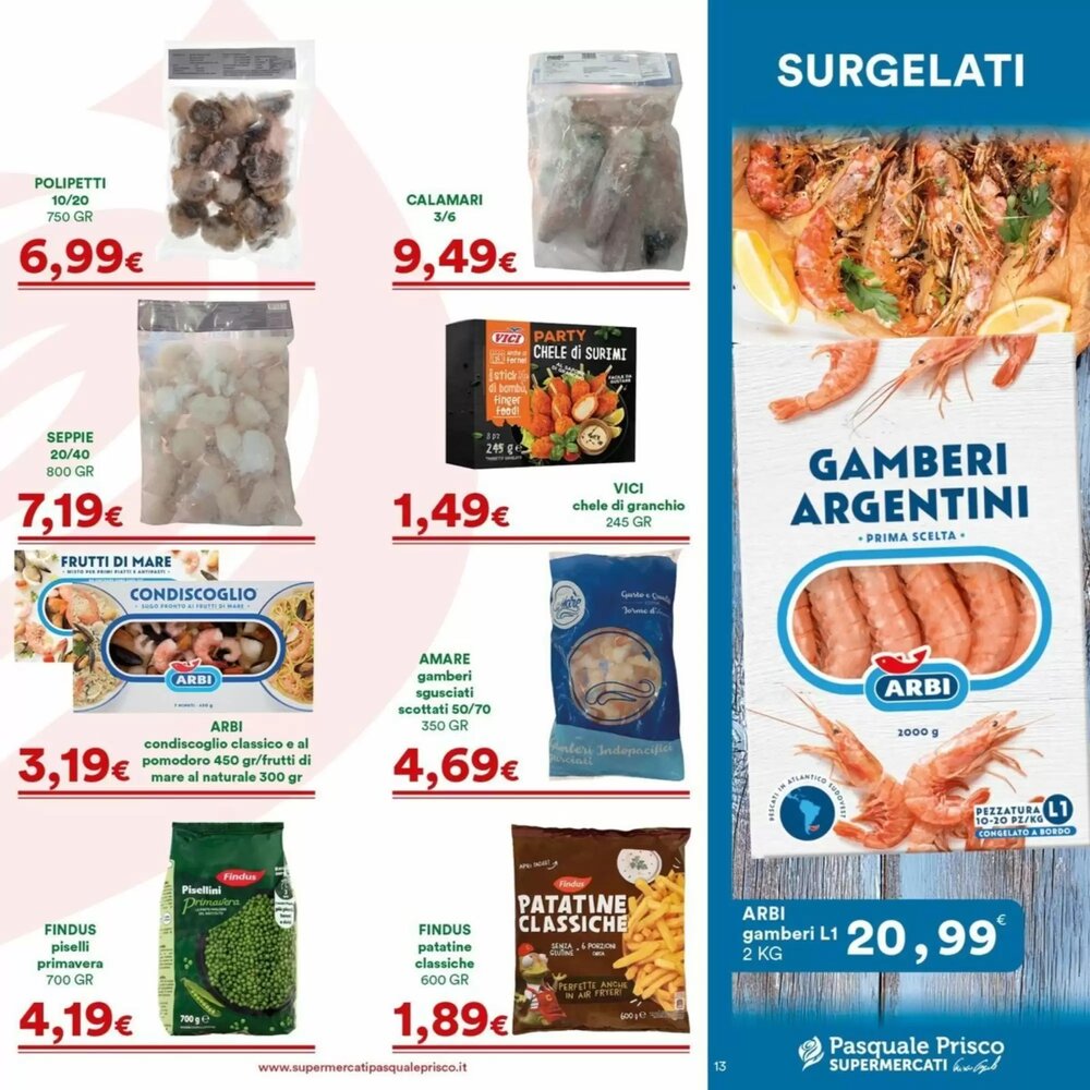 Volantino promozionale Supermercati Pasquale Prisco  valide dal 29/12/2025 - Pagina 13.