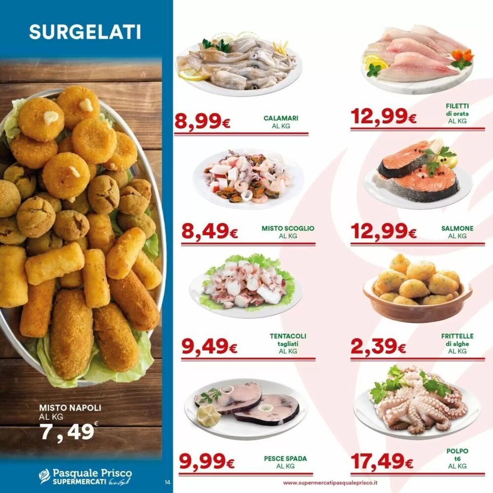 Volantino promozionale Supermercati Pasquale Prisco  valide dal 29/12/2025 - Pagina 14.