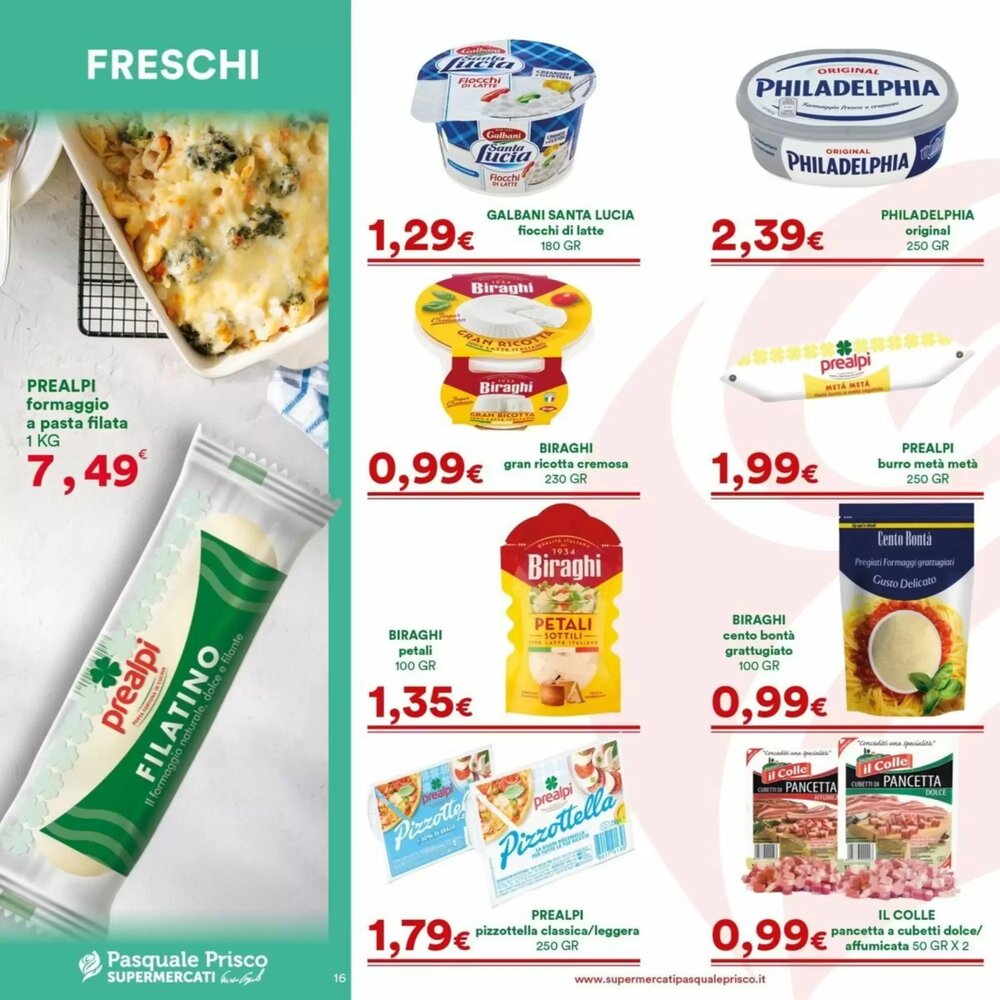 Volantino promozionale Supermercati Pasquale Prisco  valide dal 29/12/2025 - Pagina 16.
